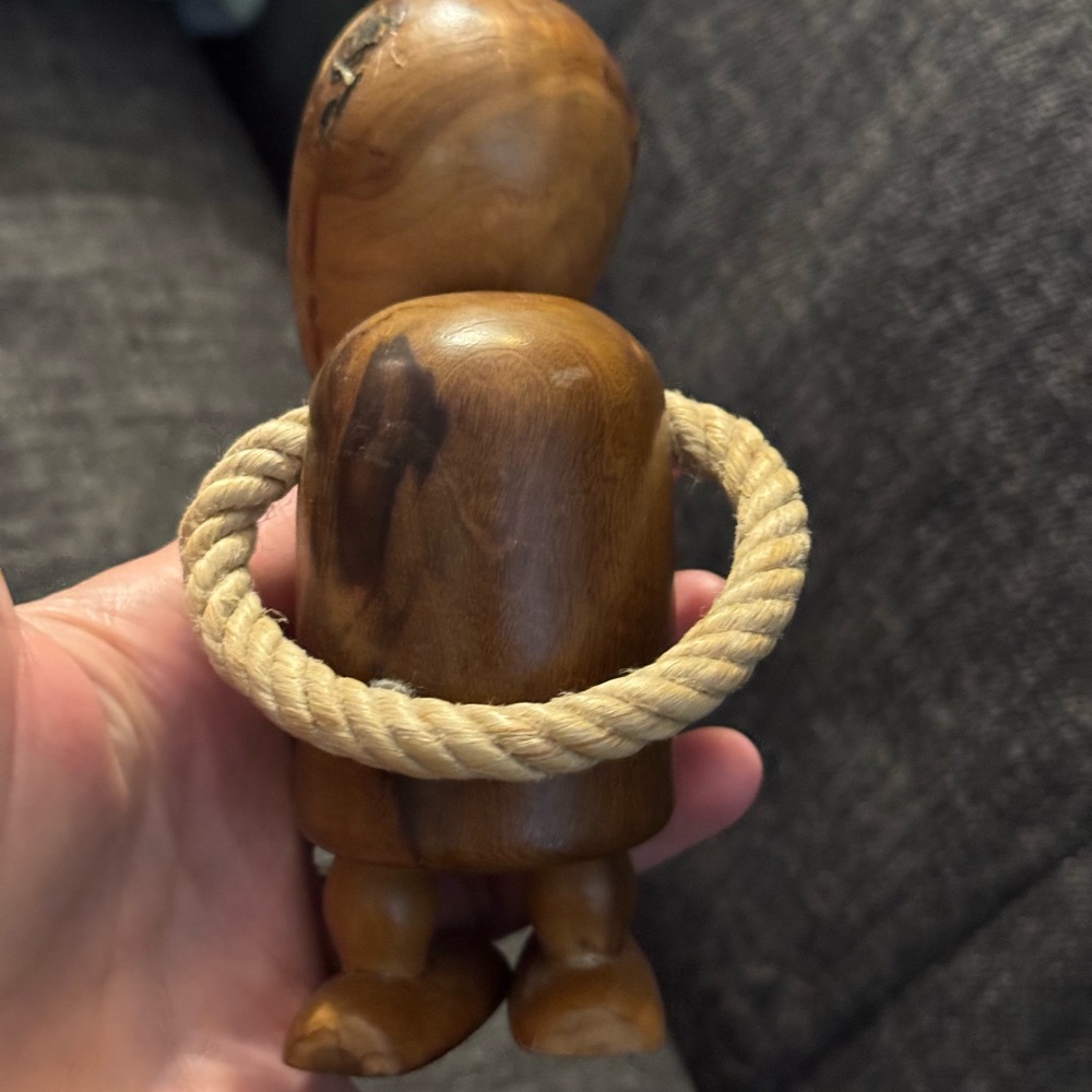 Handcrafted Wooden Figurine from Spain mcm - Picture 4 of 8